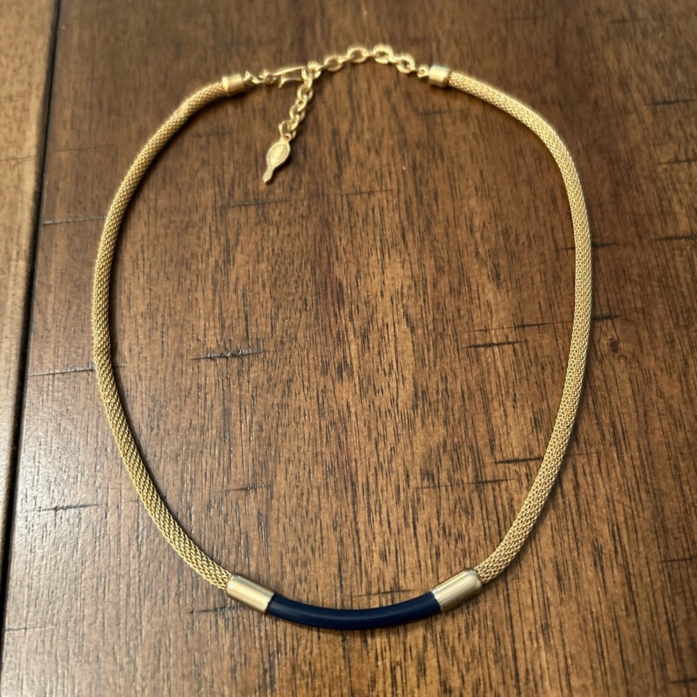 Vintage Sarah Coventry Blue Bar Snake Chain - Picture 8 of 16